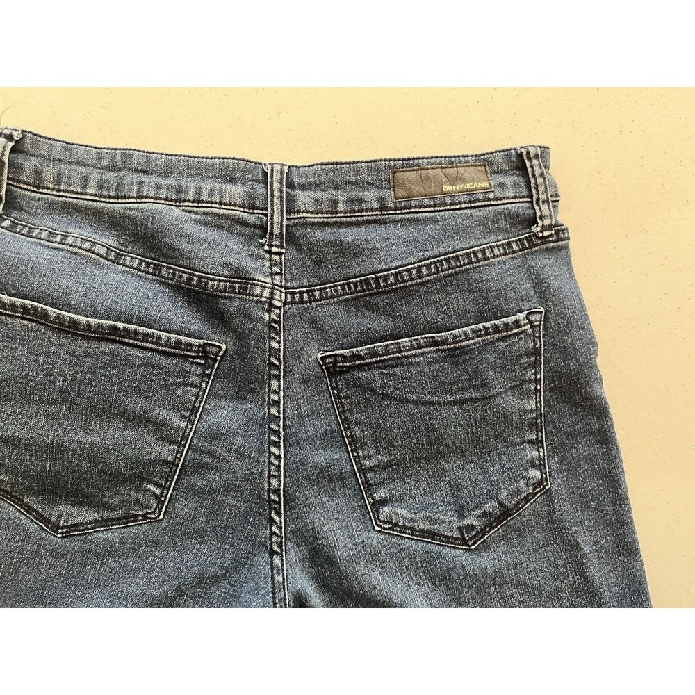 DKNY Denim Shorts Rolled Hem Women's Size 4 - Picture 4 of 5